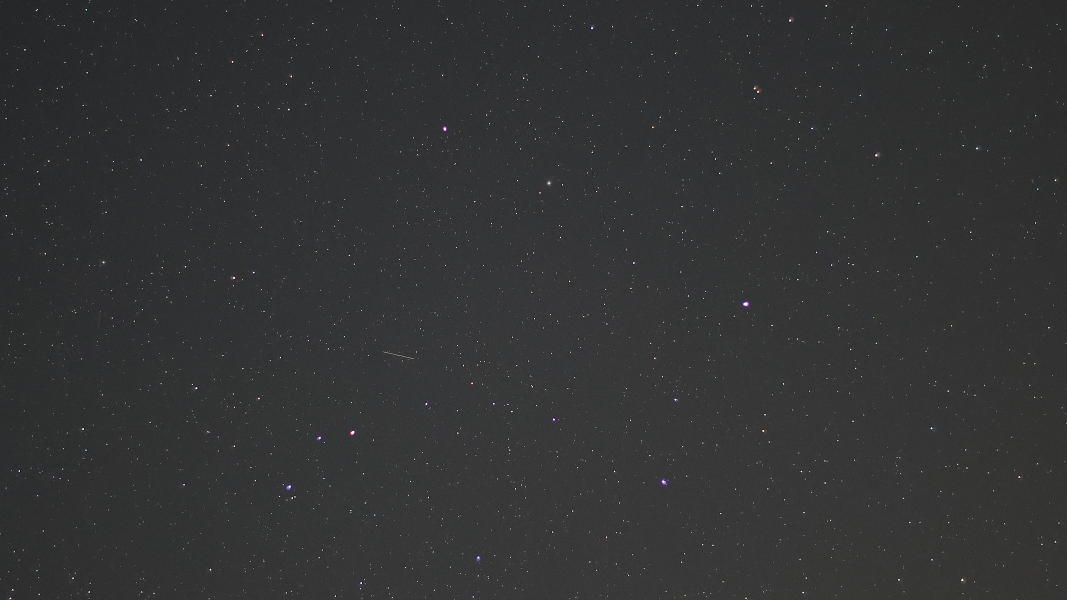 The keystone of the constellation Hercules, as imaged by the Canon EOS R6 III.