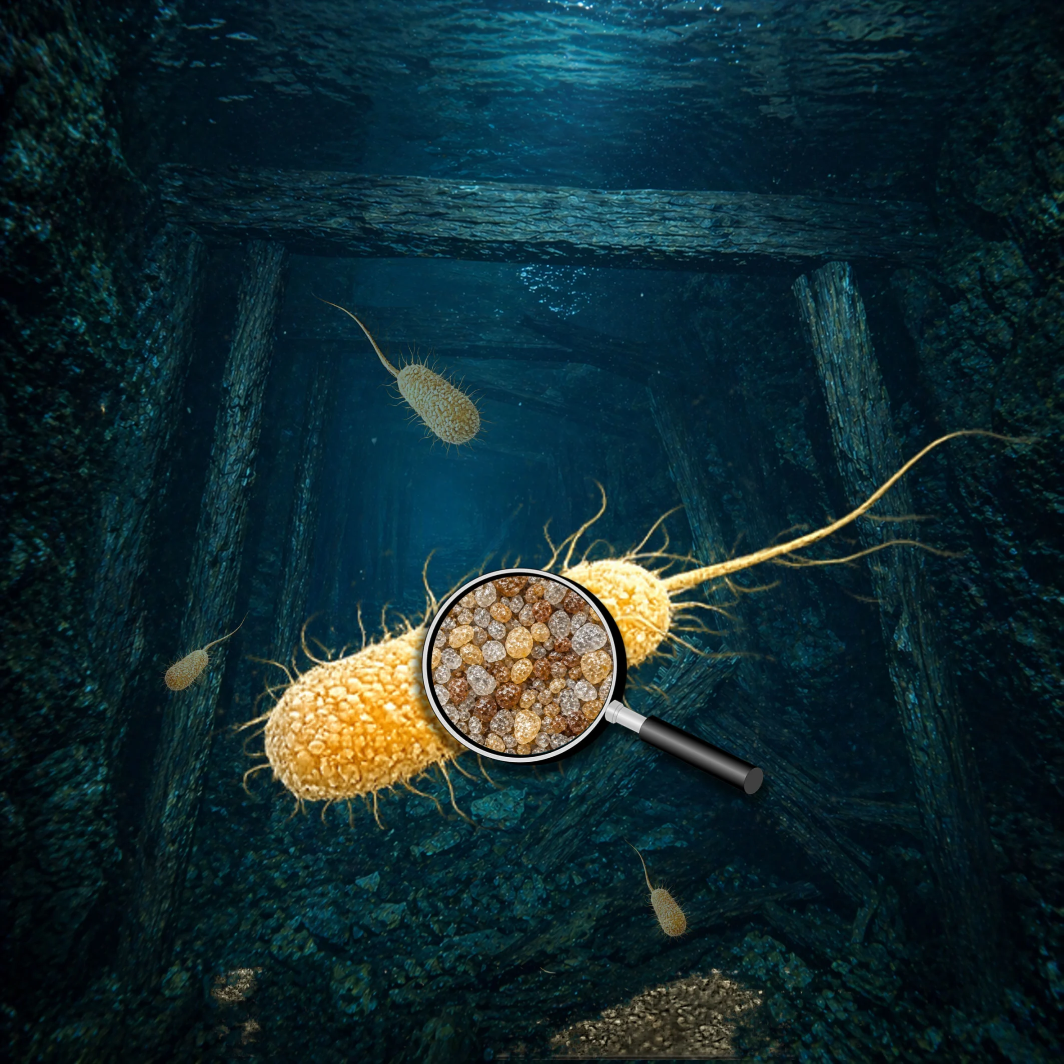 Nanoparticles Form in Bacterial Membranes Within Mine Water jpg