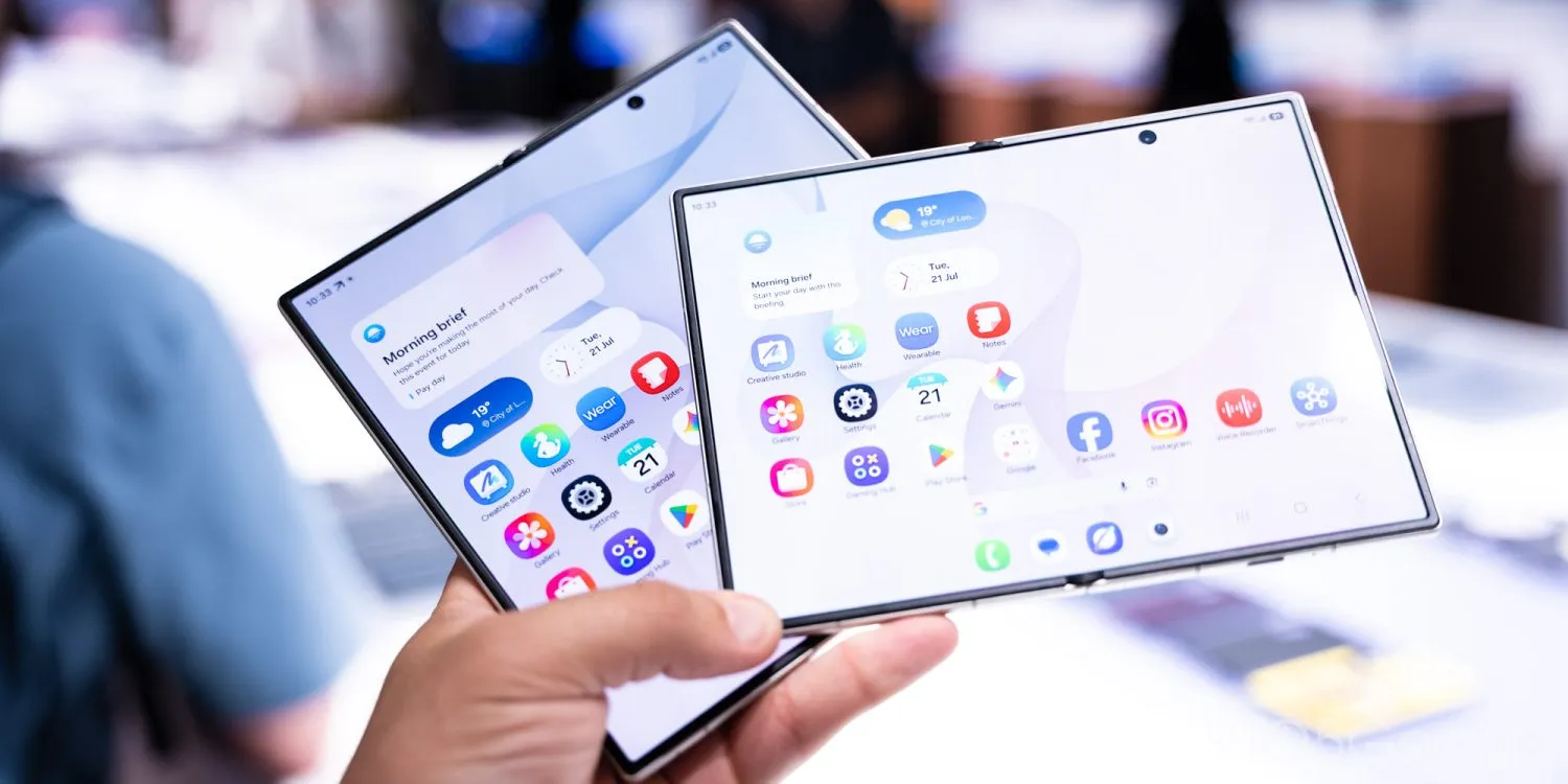 لقد أعطتنا سامسونج للتو معاينة لشاشة iPhone Ultra الخالية من التجاعيد | يظهر هاتف Galaxy Z Fold 8 Ultra