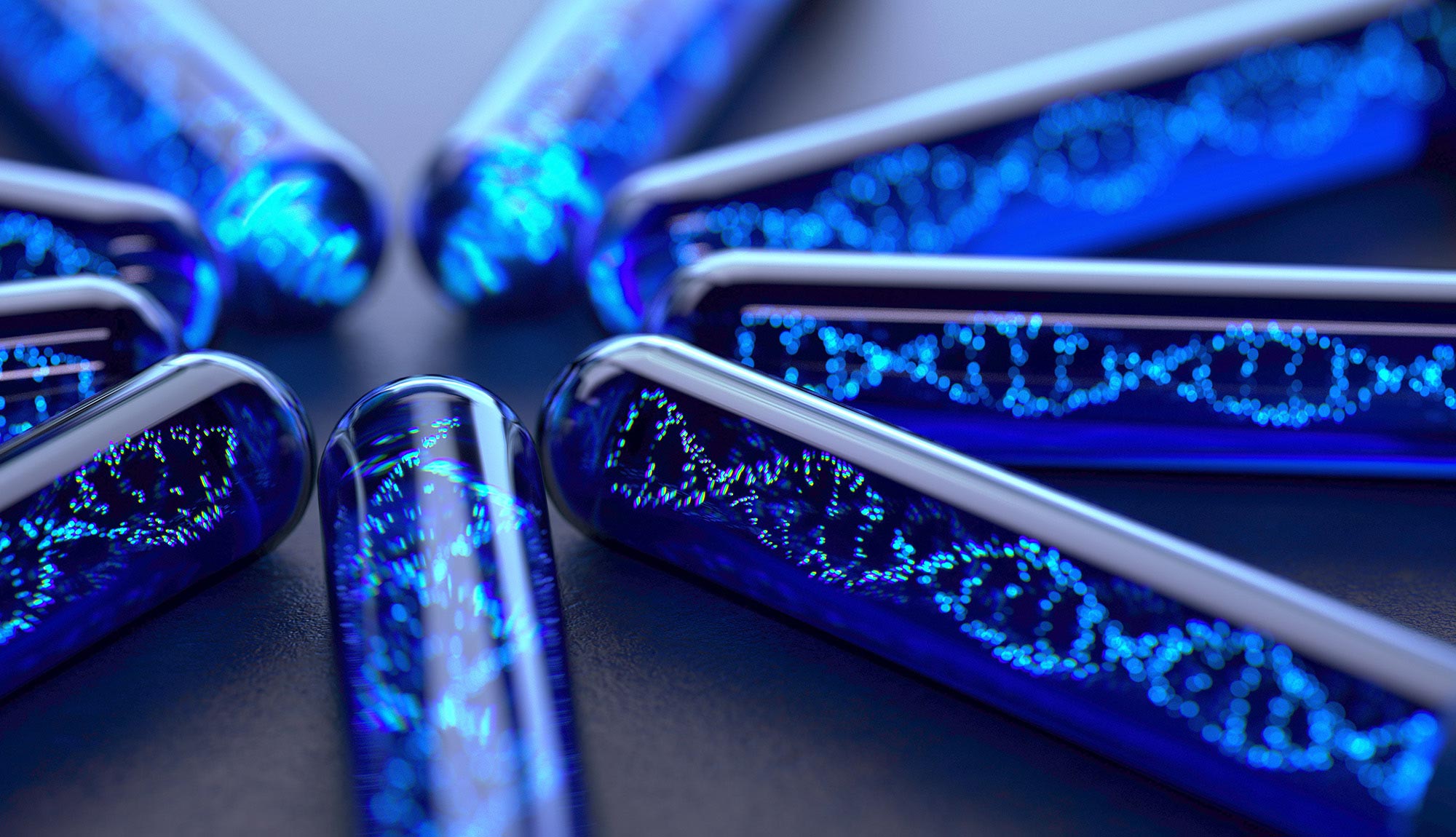 Synthetic Chromosomes DNA Test Tubes jpg