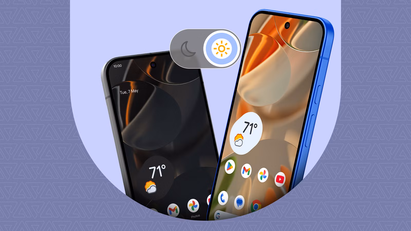 android dark mode versus light theme on google pixel jpg