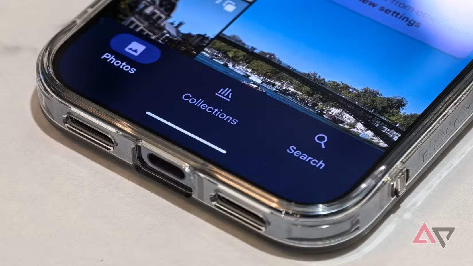 علامات التبويب في تطبيق صور Google