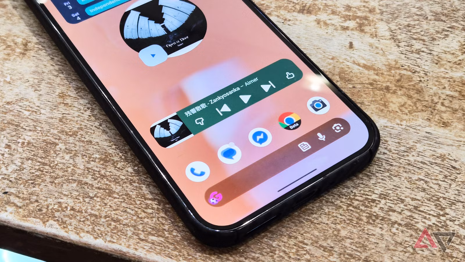 google pixel 9 pro xl homescreen with a youtube music widget jpg
