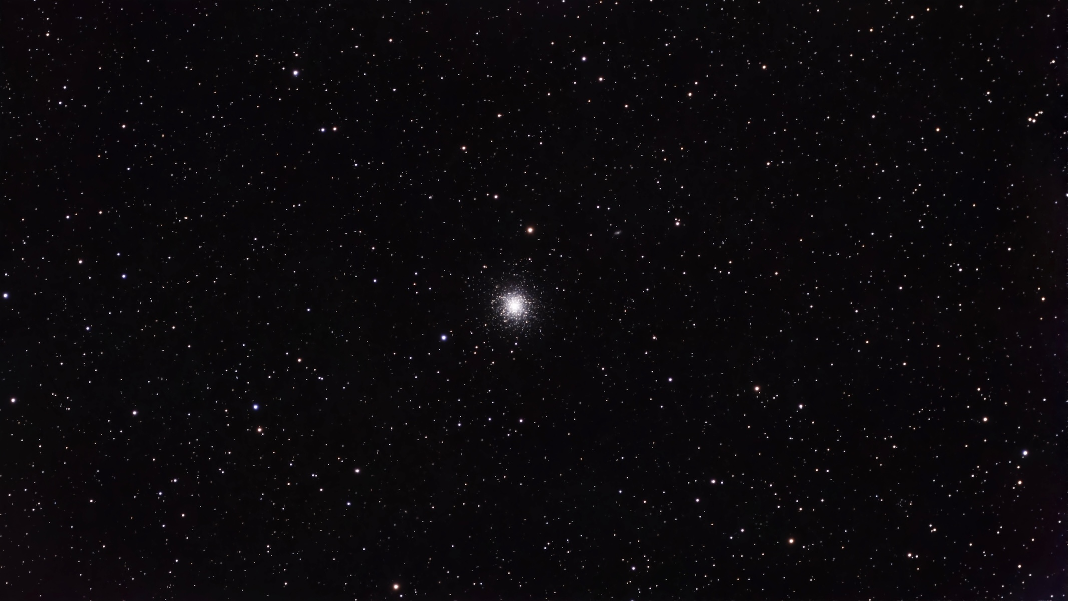 The Great Globular Cluster in Hercules (M13) as imaged by the ZWO Seestar S30 Pro in EQ mode.