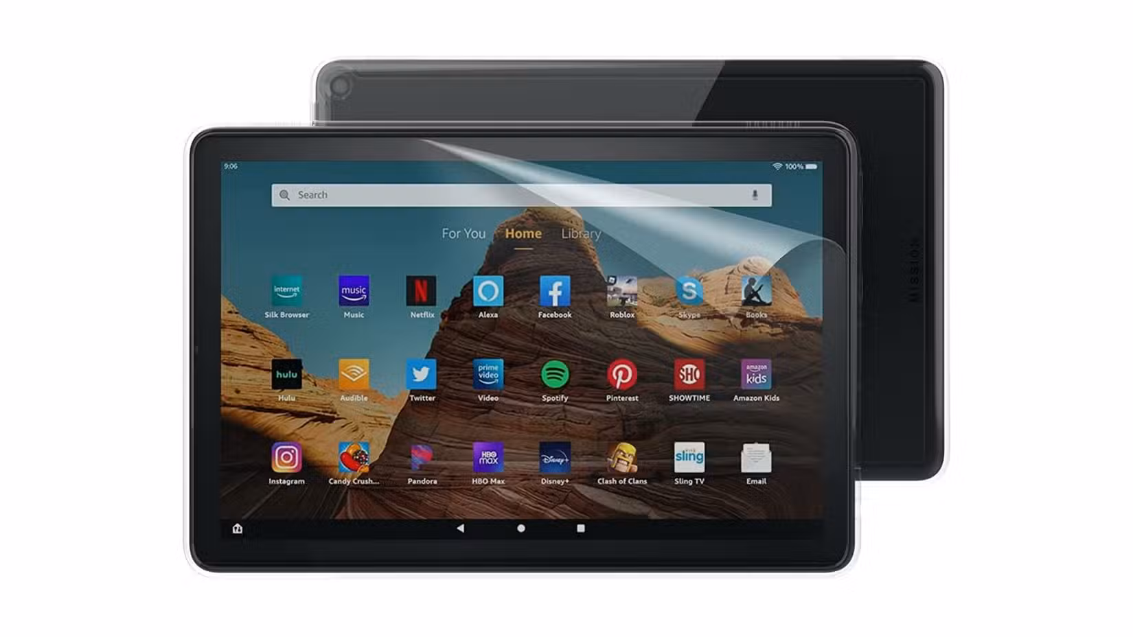 كابلات المهمة - حافظة شفافة لـ Fire HD 10