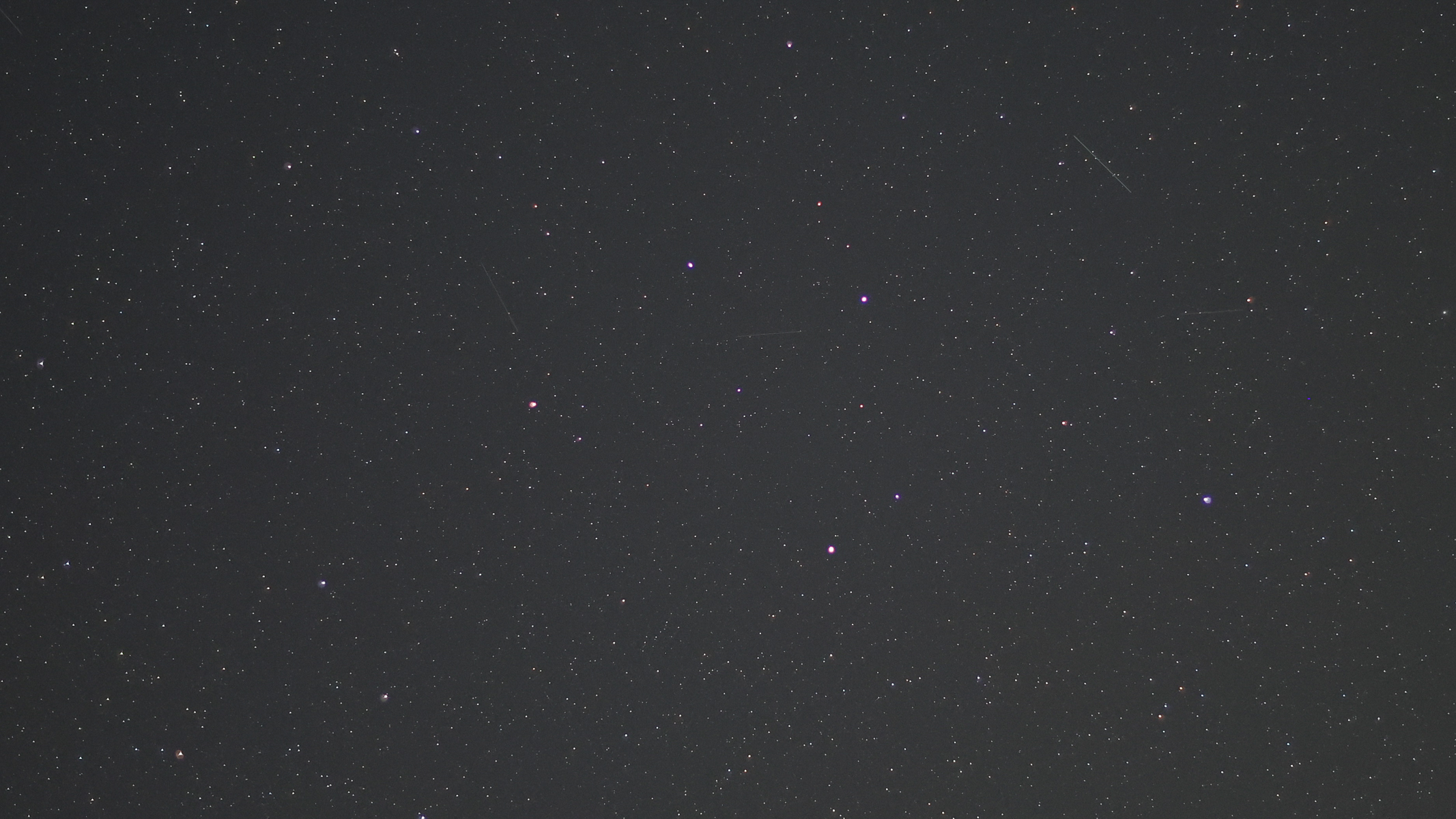 The head of the constellation Draco and the star Iota Herculis, as imaged by the Canon EOS R6 III.