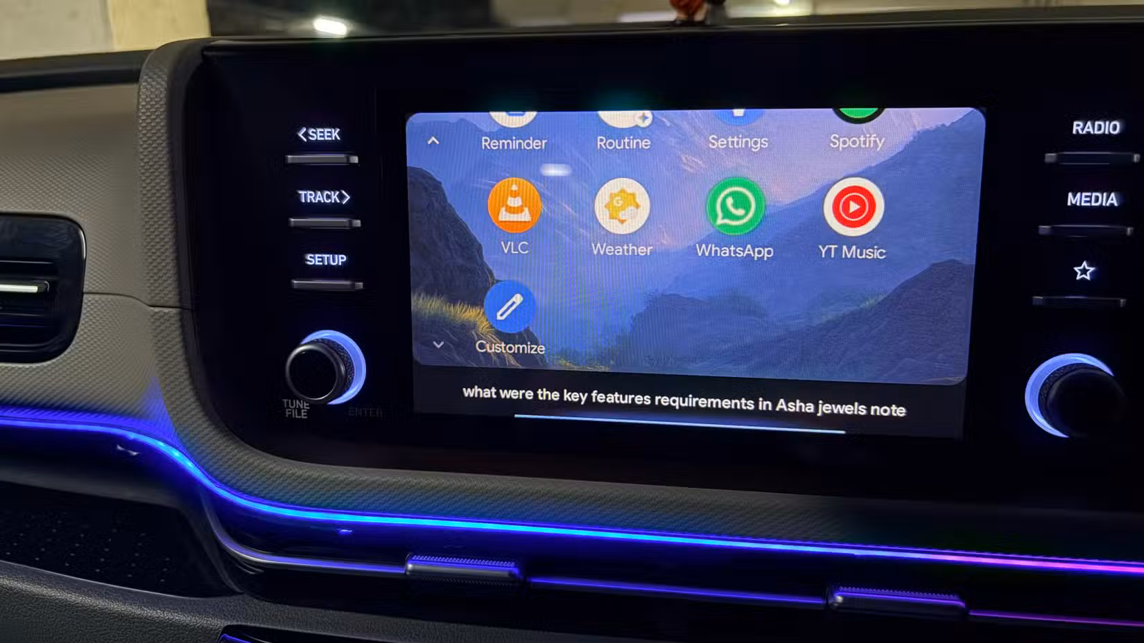 الجوزاء يعثر على معلومات ملاحظة في Google Keep على Android Auto