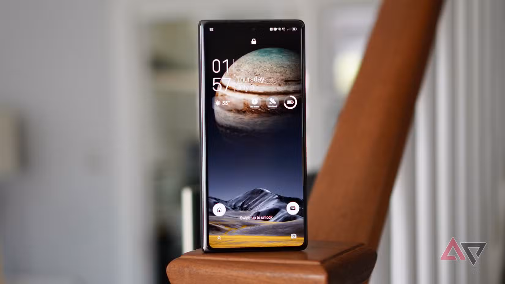 The Vertu Alphafold's home screen