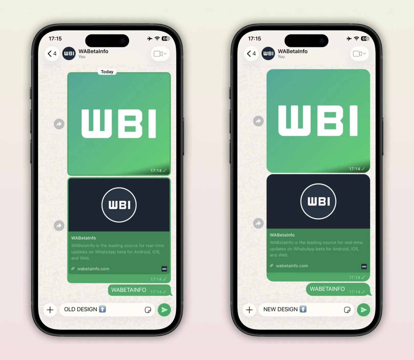 واتساب يختبر فقاعات رسائل جديدة على نظام iOS
