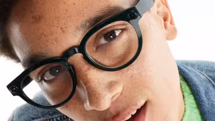 صورة تشويقية للنظارة الذكية Warby Parker من سامسونج