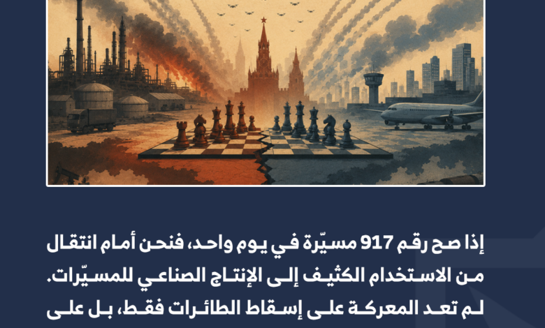 من حرب الجبهات إلى حرب الاستنزاف  كيف تعيد المسيّرات تشكيل الصراع الروسي الأوكراني؟ 1 2 png