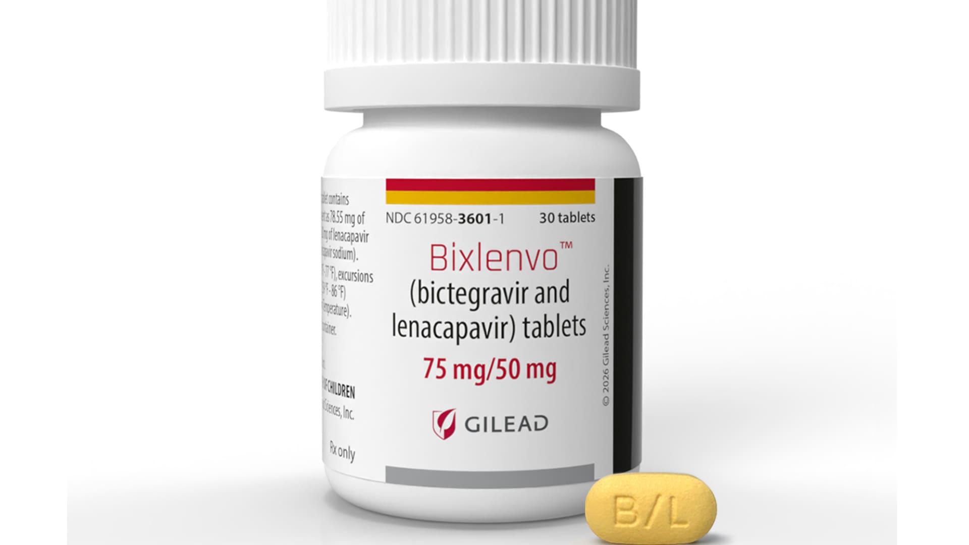 وافقت إدارة الغذاء والدواء الأمريكية على حبوب منع الحمل Gilead فيروس نقص المناعة البشرية Bixlenvo المصممة لتبسيط العلاج
