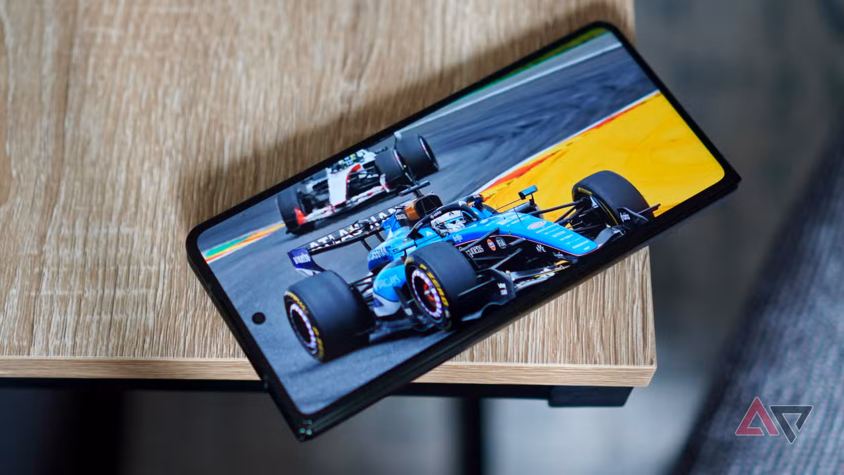 A video playing on the Motorola Razr Fold