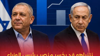 آيزنكوت يتقدم على نتنياهو بفارق قياسي والمعارضة تقترب من الـ61