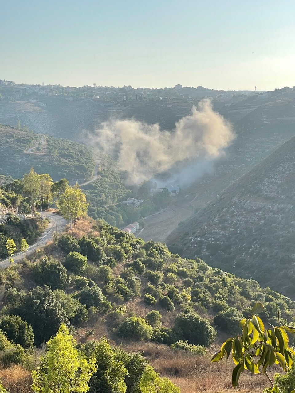 صورة مميزة: انفجار عبوة ناسفة في وادي بلدة تولين