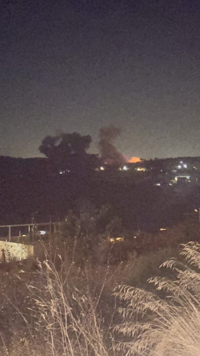 تفجير إسرائيلي في حداثا وتمشيط بالأسلحة الرشاشة باتجاه المنصوري