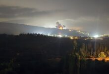 غارتان إسرائيليتان على بلدة المنصوري