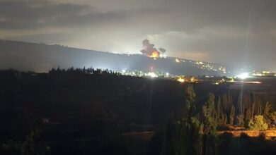 غارتان إسرائيليتان على بلدة المنصوري