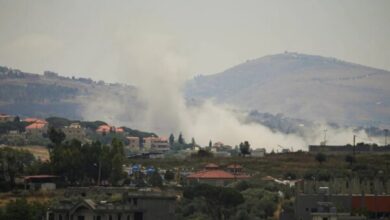 محلقة اسرائيلية ألقت مواد متفجرة على مرتفع علي الطاهر في قضاء النبطية