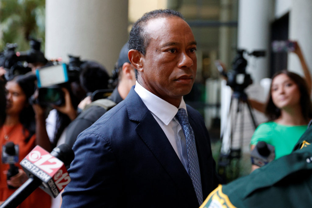 Tiger Woods appears in court on DUI charge, in Stuart