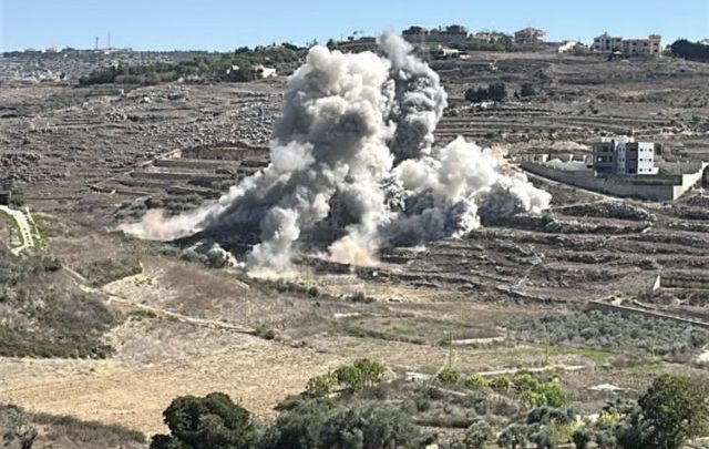 غارتان للطيران الحربي الإسرائيلي على المنصوري وحداثا وغارة على ميس الجبل