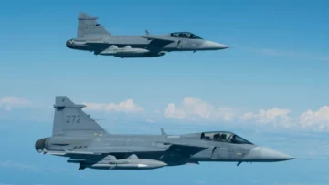 طائرات Gripens السويدية تحمي مركز المساعدات الأوكراني في بولندا