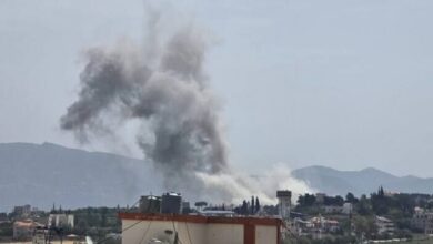 الطيران الحربي الإسرائيلي أغار مستهدفاً بلدة المنصوري