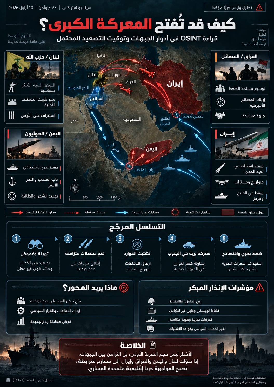 المعركة الكبرى تقترب؟ هكذا قد يفتح محور المقاومة جبهاته دفعة واحدة #عاجل