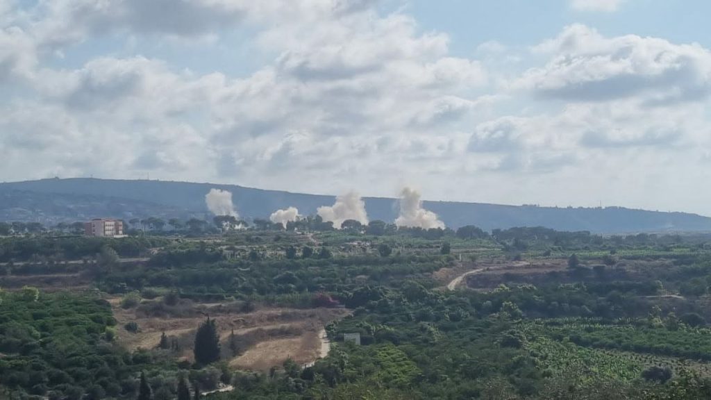 بالصورة | تفجيرات إسرائيلية في بلدة المنصوري جنوب لبنان - أرشيف غوغل وبينغ