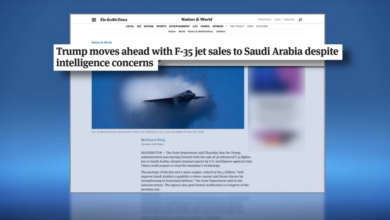 تقرير مصور | القلق الإسرائيلي من صفقة «إف-35» للسعودية يتصاعد.. هل تمضي واشنطن في البيع؟