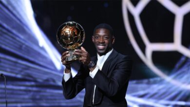 ديمبلي يختار لاعب باريس سان جيرمان للفوز بالكرة الذهبية