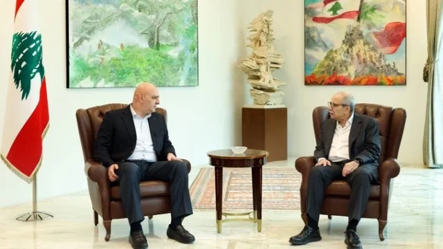 عون عرض مع سلام الأوضاع الأمنية جنوبًا وجدول أعمال مجلس الوزراء غداً
