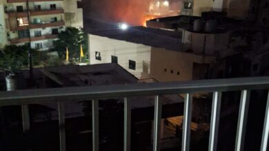 غارة إسرائيلية تستهدف موقف فخر الدين في مدينة النبطية