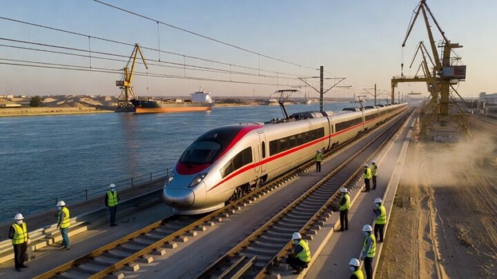 وزارة النقل المصرية تضع اللمسات الاخيرة للخط الاول من القطار الكهربائي السريع