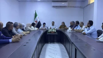 اجتماع مع رؤساء مجالس البلديات لبحث آلية عمل المجالس وتطوير أدائها