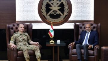 قائد الجيش استقبل ناصر ودرغام وعرض مع ريزا آليات تقديم المساعدات الإنسانية في الجنوب - Shafaqna Lebanon