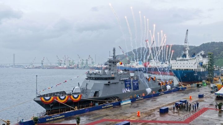 HD HHI تطلق مركبة OPV ثالثة سعة 2400 طن “BRP Rajah Humabon” للبحرية الفلبينية
