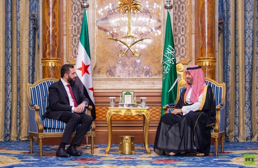 الشرع وولي العهد السعودي يبحثان في الرياض المستجدات الإقليمية
