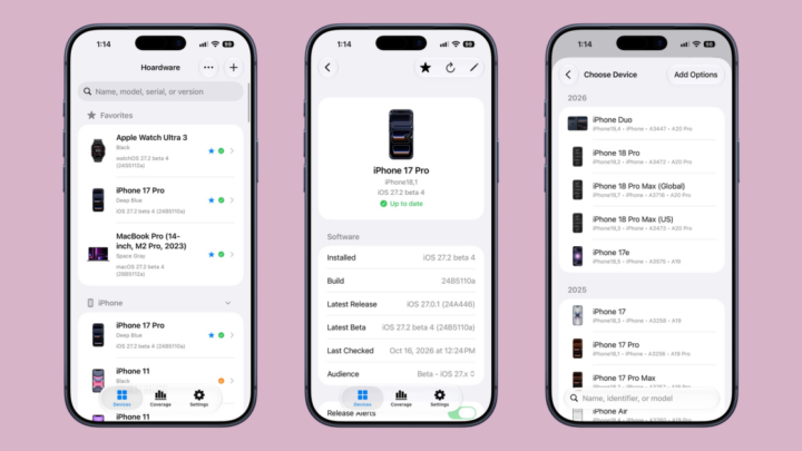 Indie App Spotlight: “Hoardware” يجعل من السهل تتبع مجموعة أجهزة Apple الخاصة بك