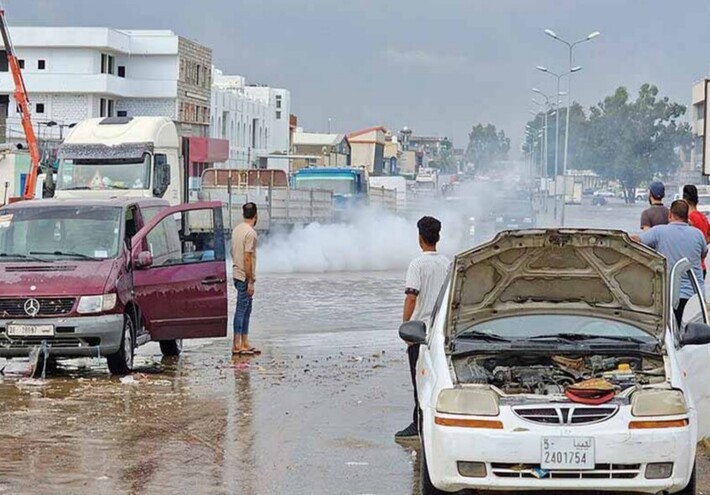ليبيا.. أمطار غزيرة في طرابلس تودي بحياة شخصين