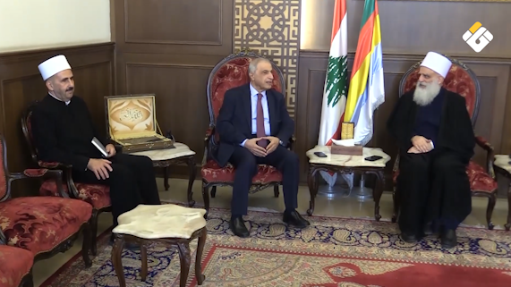 شيخ العقل لطائفة الموحدين الدروز بحث أوضاع الجنوب واحتياجات الأهالي وصمودهم