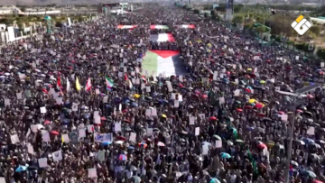 تقرير مصور | مليونية اليمن تجدد التمسك بفلسطين وترفض العدوان والحصار السعودي