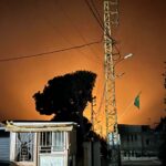 الجيش الإسرائيلي يلقي قنابل مضيئة فوق بلدة ميفدون