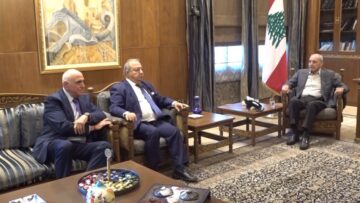 نقيبا الصحافة والمحررين زارا الرئيس بري : أكد حرصه على حرية الاعلام ودور النقابتين
