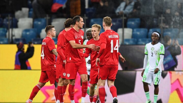 روسيا تتعادل مع نيجيريا وديا (فيديو)
