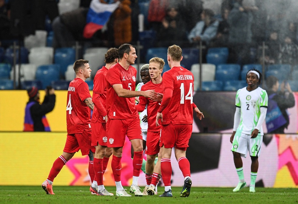 روسيا تتعادل مع نيجيريا وديا (فيديو)