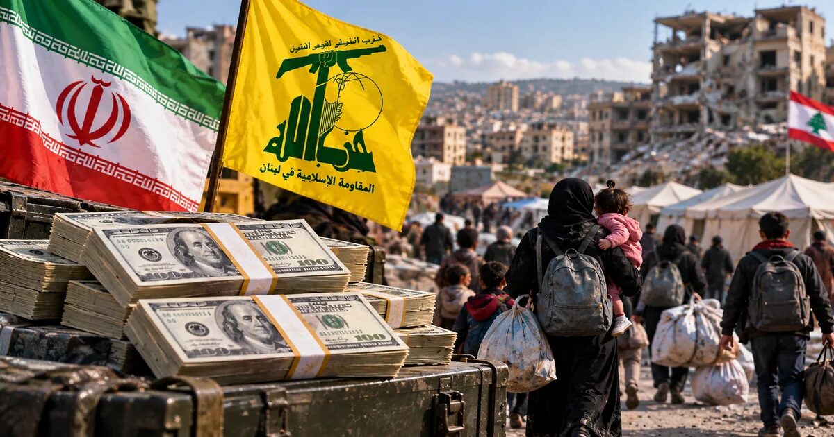 تقرير عن تمويل إيراني مزعوم لحزب الله لمساعدة النازحين اللبنانيين…
