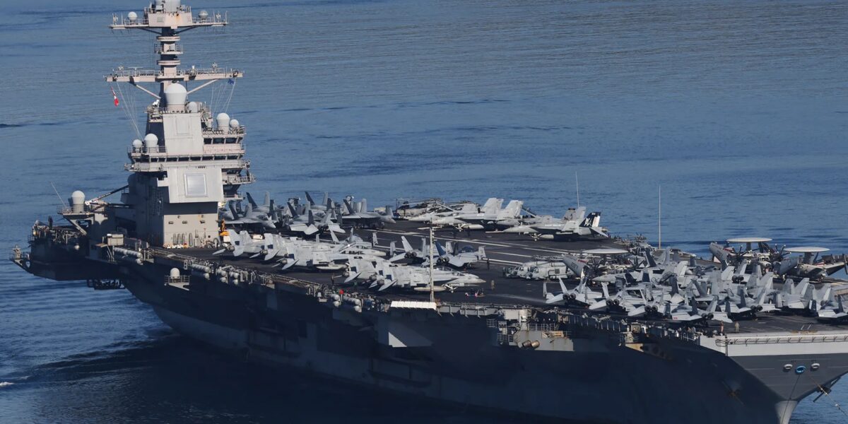 أقمار صناعية تكشف موقع جيرالد فورد بالبحر الأحمر ومسار تريبولي عبر المحيط الهندي | أخبار