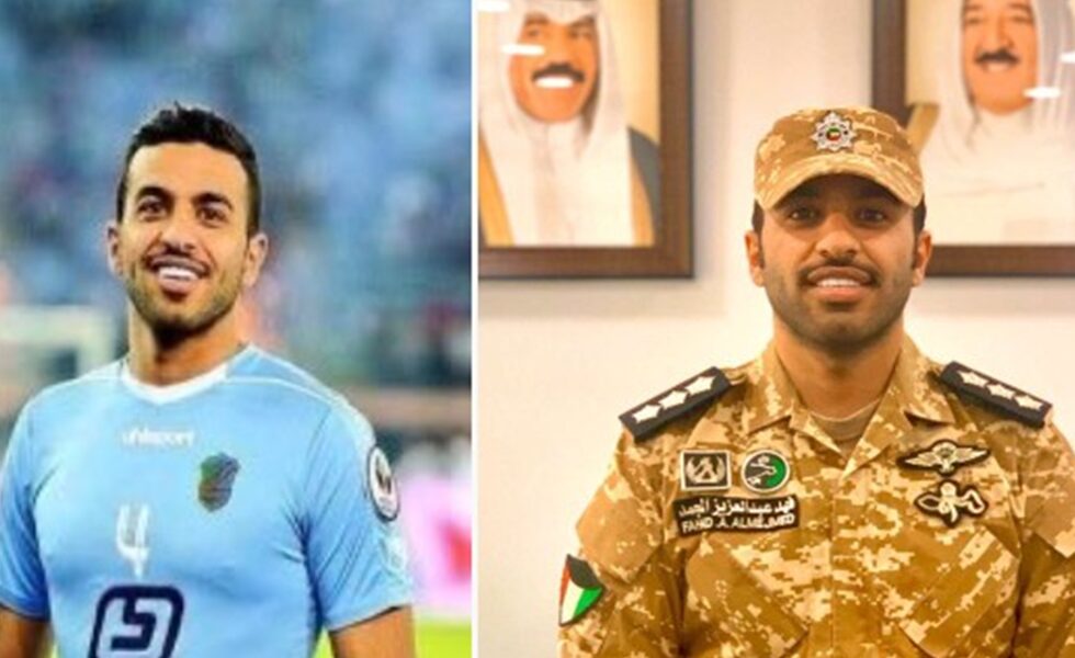 وفاة لاعب كرة القدم الكويتي فهد المجمد أثناء أداء واجبه العسكري