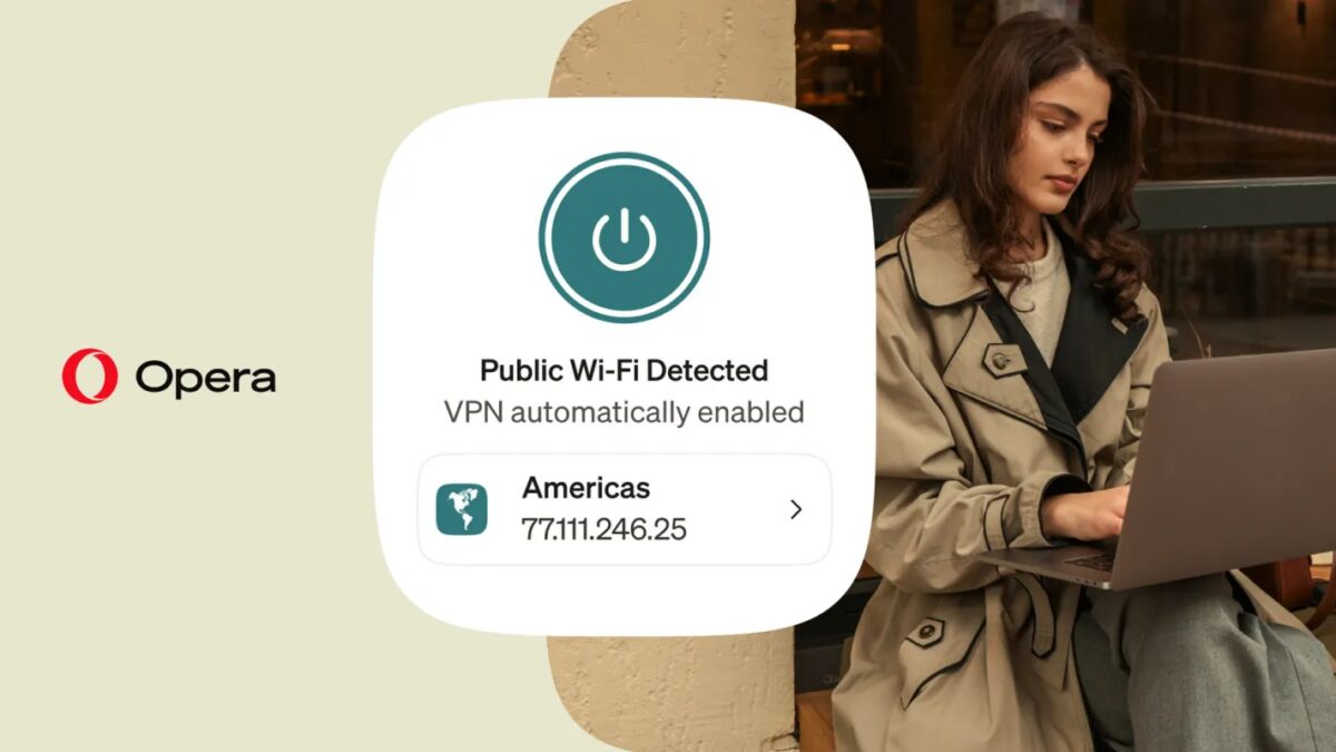 يمكن الآن تشغيل شبكة VPN المجانية المدمجة في Opera تلقائيًا عند استخدام شبكة Wi-Fi عامة